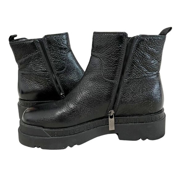 LIU JO BOTTINES LOVE 11 BOOTIE IN BLACK STYLE SF1059 PX108 - 39 - Picture 6 of 14